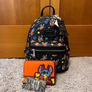 Loungefly Stitch Backpack with Wallet